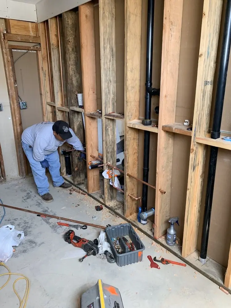 Commercial rough-in plumbing for Gas Line Repair in Hunters Run
